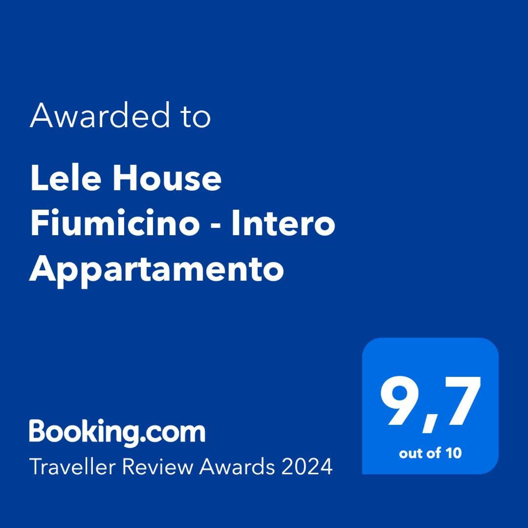 Lele House Fiumicino - Intero Appartamento Aeroporto Di Fiumicino - Nuova Fiera Di Roma 외부 사진
